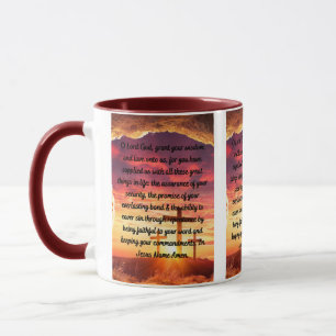 A Daily Thankful Prayer Two-Tone Mug