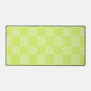 à damiers Amour en Lime Vert et Blanc