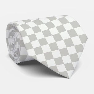 À damiers Cravate minimaliste