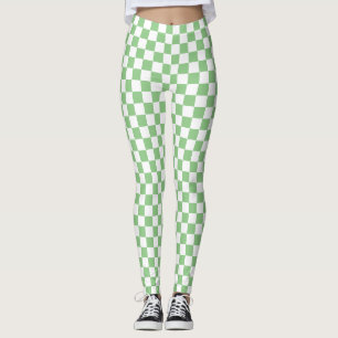 à damiers Leggings