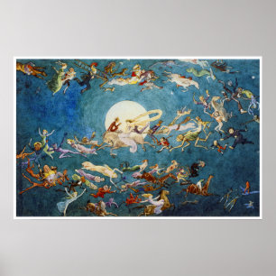 A Dance Around the Moon Print