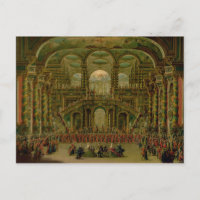 A Dance in a Baroque Rococo Palace