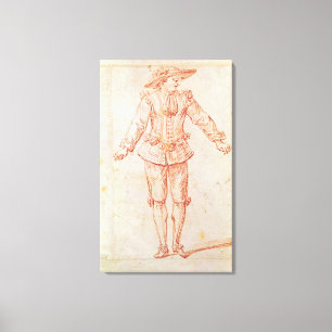 A Dancer from the Paris Opera Canvas Print