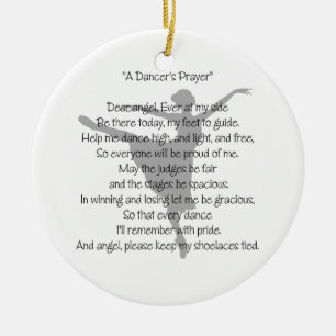 A Dancer's Prayer Customizable Ornament