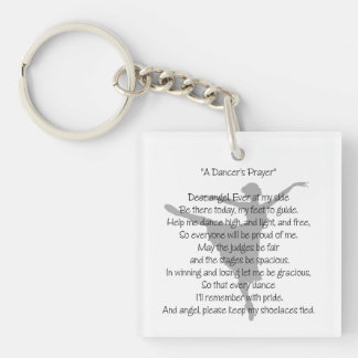 A DAncer's Prayer Dance Keychain