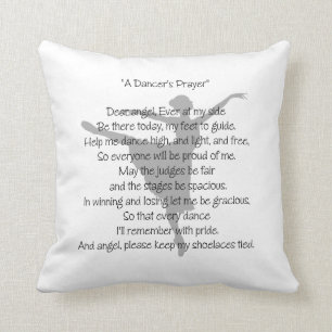 A Dancer's Prayer Throw Pillow