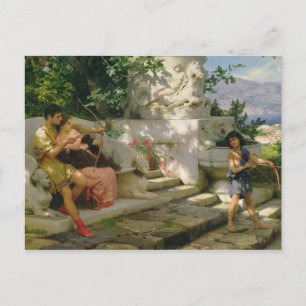 A dangerous lesson postcard