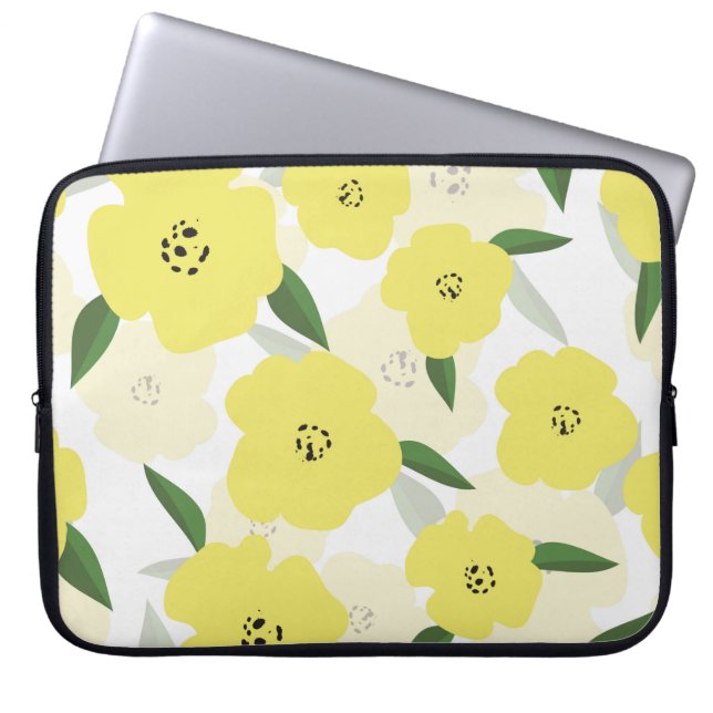 A dark black decorative leather background, with f laptop sleeve (Front)