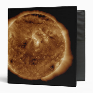 A dark rift in the sun's atmosphere binder