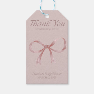 A Darling Arrival Baby Shower Thank You Tags