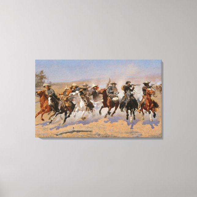 A Dash for the Timber Canvas Print (Front)