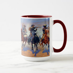 A Dash for the Timber, Frederic Remington Mug