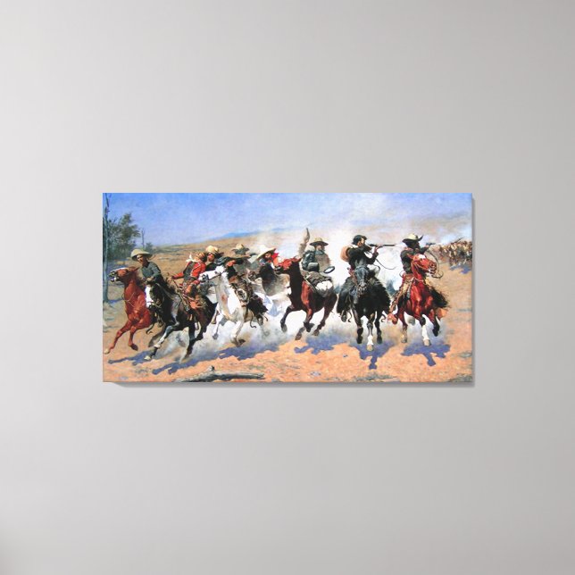 A Dash for the Timbers Canvas Print (Front)