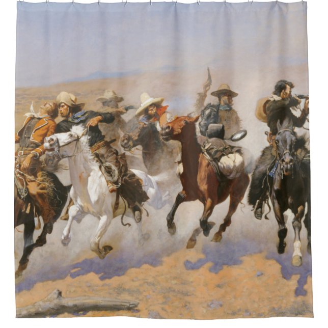 A Dash For Timber By Frederick Remington (Front)