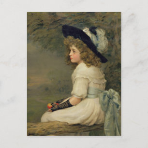 A Daughter of Eve, Pears Annual, Christmas, 1899 Holiday Postcard