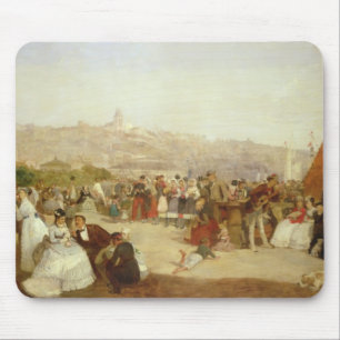 A Day at Boulogne, 1870 (oil on canvas) Mouse Pad