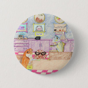 A Day At The Bank 2 Inch Round Button