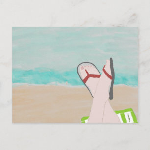 A Day at the Beach Postcard