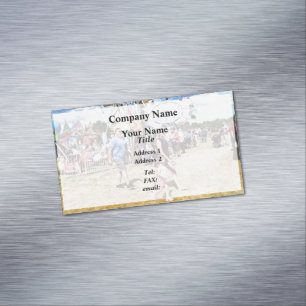 A Day at the Fair Magnetic Business Card