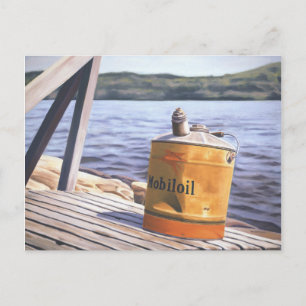 A Day at the Lake 1996 Postcard