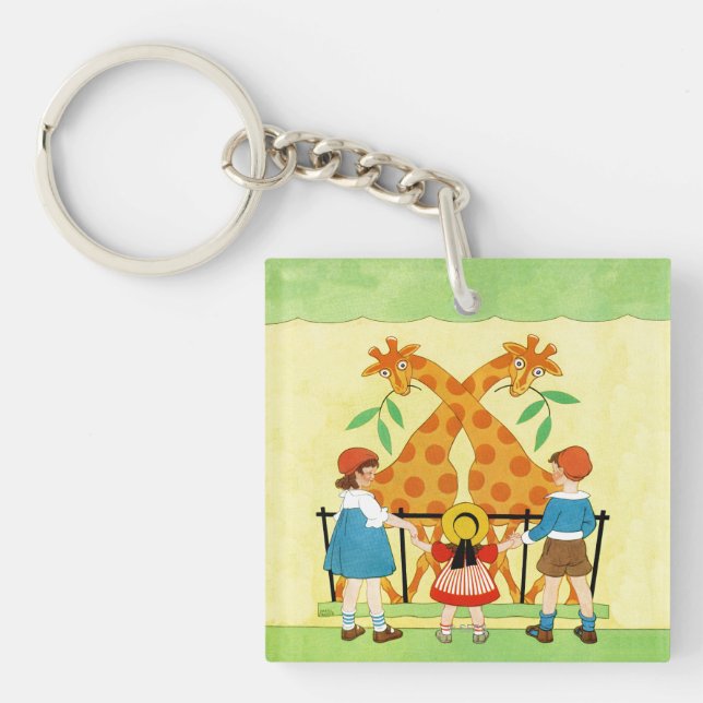 A Day At The Zoo Keychain (Front)