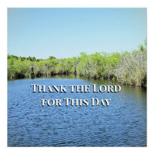 A Day Blessed With Gratitude Poster