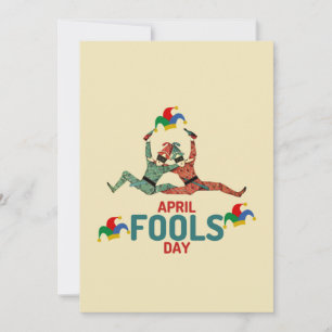 A Day For Foolish Play...April Fool's Day Holiday Card