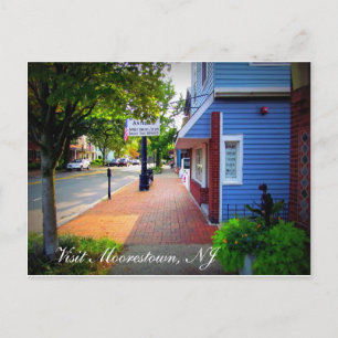 A Day in Moorestown, NJ Postcard