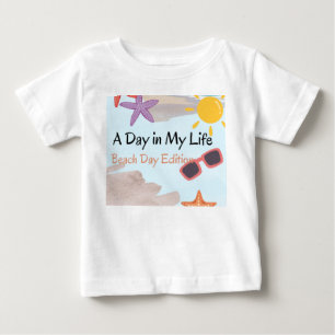 A Day in My Life Beach Day Edition Kids T-Shirt