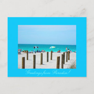 A Day in Paradise Postcard