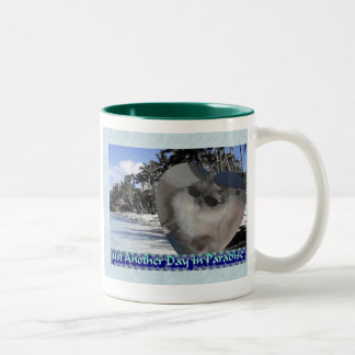 A Day in Paradise Two-Tone Coffee Mug
