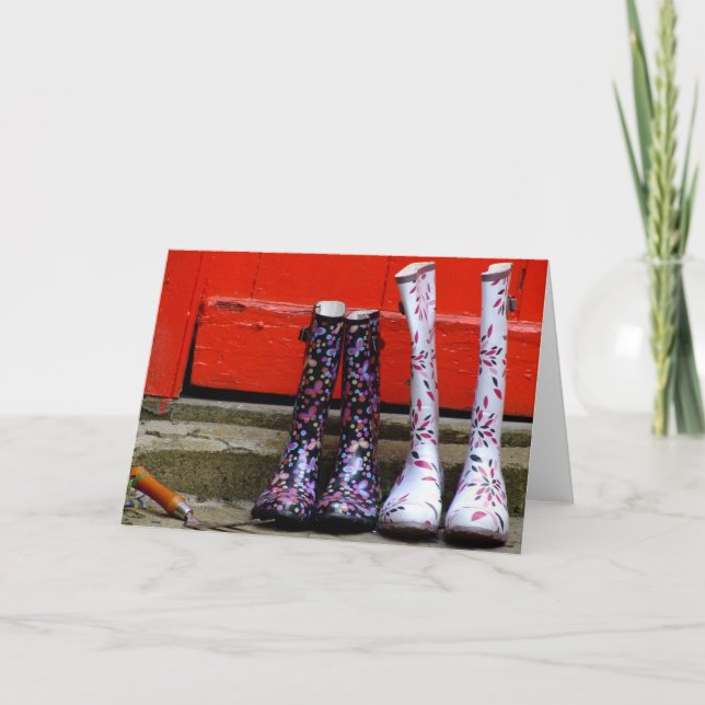 A Day in the Garden Card (Front)