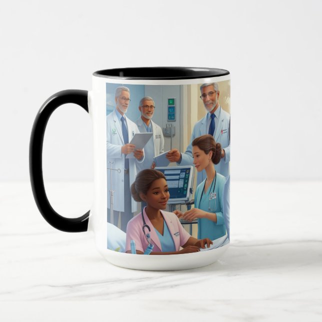 A Day in the Life of a Hospital Mug (Left)