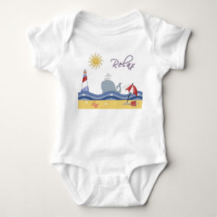 A Day Of Fun At The Beach Baby Bodysuit