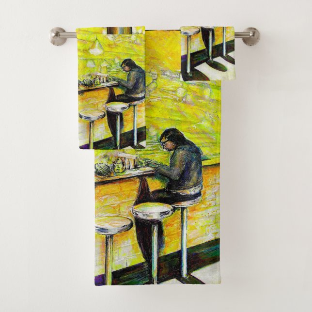 A Day Off from Crazy Bath Towel Set (Insitu)