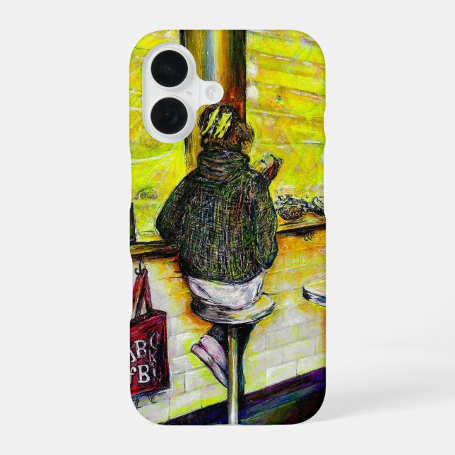 A Day Off from Crazy iPhone 16 Case (Back)