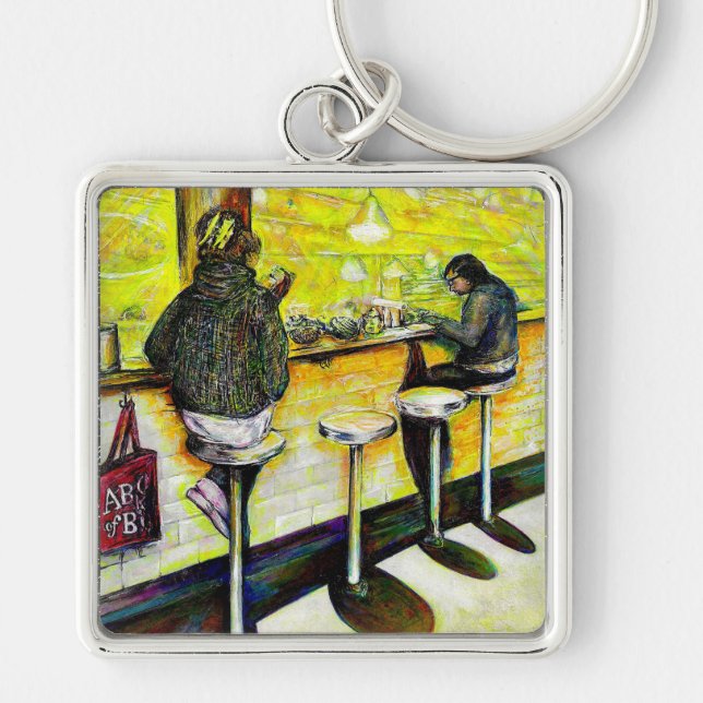 A Day Off from Crazy Keychain (Front)