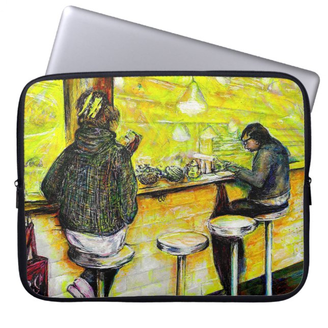 A Day Off from Crazy Laptop Sleeve (Front)