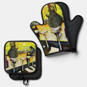 A Day Off from Crazy Oven Mitt & Pot Holder Set