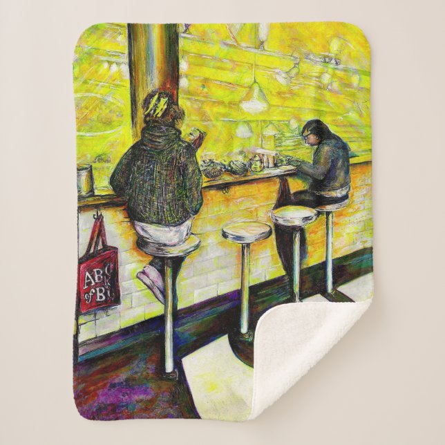 A Day Off from Crazy Sherpa Blanket (Front)