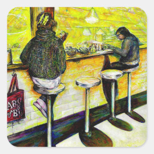 A Day Off from Crazy Square Sticker