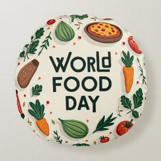 "A day that is meaningful to you" Round Pillow