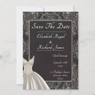 A Day to Remember Wedding Dress Invitation