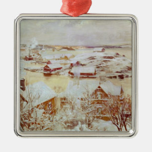 A December Day  c.1893 Metal Ornament