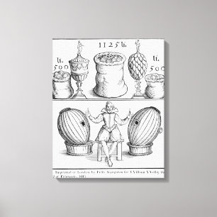 A Declaration Fixing the Date of the Next Drawing Canvas Print