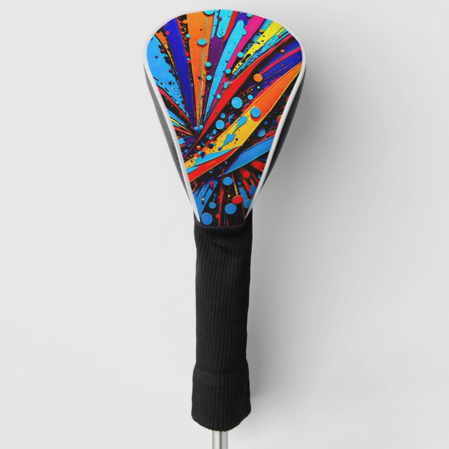 A Decorated Golf Club Cover (Front)