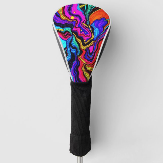A Decorated Golf Club Cover (Front)