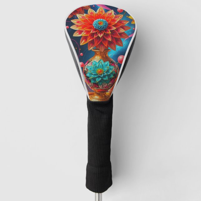 A Decorated Golf Club Cover (Front)