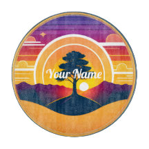 Planche de coupe en verre de plateau de l'arbre pa