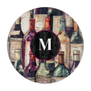 À Découper Planche de coupe en verre pour les amateurs de vin